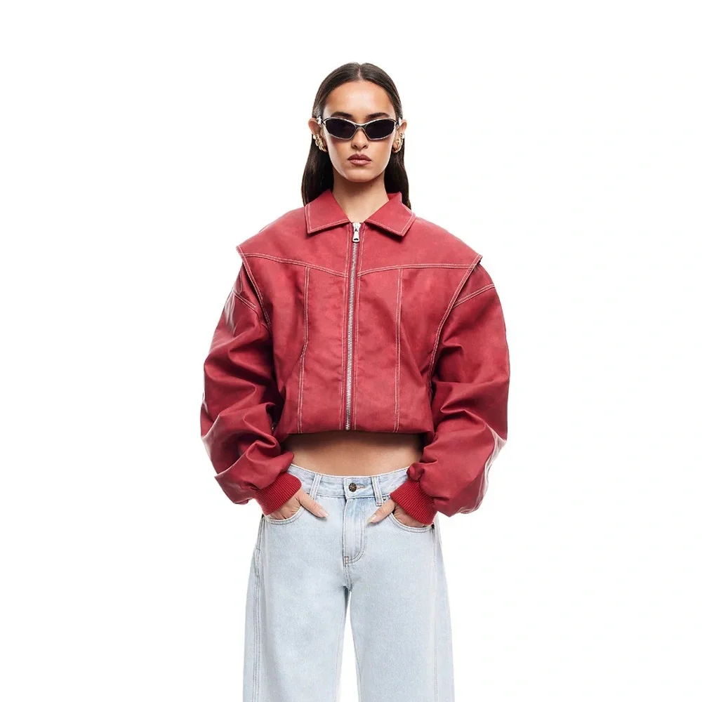 Lioness VISTA BOMBER | CRIMSON D00 - Picture 1 of 7